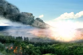 Kinh hoàng "cuộc tấn công" san phẳng hàng nghìn km2 đến từ vũ trụ?