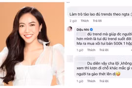 Diệu Nhi đáp trả cực gắt khi bị nói “đú trend”