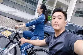 Sao Việt pose dáng nóng bỏng cùng xe đạp, bộ môn rèn sức khỏe yêu thích