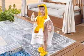 Đọ phong cách mua hè cute của ba nhóc tì "hot hit" Cam, Xoài, Đậu