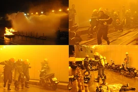 Hơn 300 người diễn tập chữa cháy tại hầm Thủ Thiêm