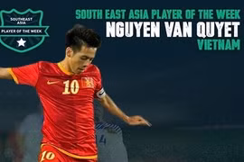 Văn Quyết được chọn là cầu thủ xuất sắc nhất Đông Nam Á