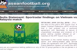 AFF kết luận: Không có tiêu cực trong trận VN - Malaysia 