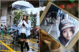 Thiếu nữ xinh đẹp cặp kè với “bạn trai tưởng tượng“