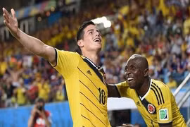 Colombia 2 - 0 Uruguay: James Rodriguez lập siêu phẩm, vượt mặt Messi