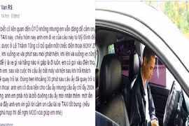 Tài xế taxi nhiệt tình trả điện thoại bỏ quên cho khách 