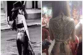 Gái trẻ Việt thi nhau khoe hình xăm kín lưng