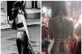 Gái trẻ Việt thi nhau khoe hình xăm kín lưng