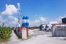Hải Dương: Trạm trộn Bê tông Long Khánh dựng trái phép, chính quyền ở đâu?
