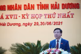 Ông Phạm Xuân Thăng tái đắc cử chức Chủ tịch HĐND tỉnh Hải Dương