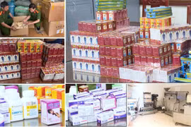 Phá đường dây sản xuất, buôn bán gần 10 tấn thuốc giả 