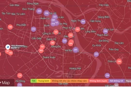 Chất lượng không khí Hà Nội ngày 13/02: Nhiều khu vực ở mức xấu