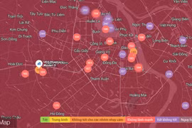 Chất lượng không khí Hà Nội ngày 7/1: Nhiều khu vực rất xấu