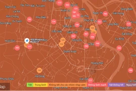 Chất lượng không khí Hà Nội ngày 12/01: Khu vực Long Biên mức xấu