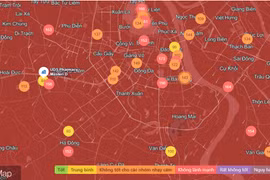 Chất lượng không khí Hà Nội ngày 05/02: Nhiều khu vực mức xấu
