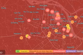 Chất lượng không khí Hà Nội ngày 25/01: KV Tây Hồ mức xấu