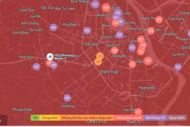 Chất lượng không khí Hà Nội ngày 15/1: Khu vực Bắc Từ Liêm rất xấu