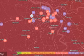 Chất lượng không khí Hà Nội ngày 16/1: Nhiều KV rất xấu