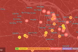Chất lượng không khí Hà Nội ngày 26/01: Nhiều khu vực mức xấu