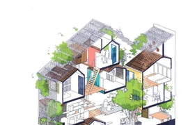 Nhà 3m x 15m tuyệt đẹp mang đậm phong cách xưa ở Sài Gòn 