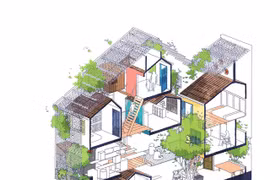 Nhà 3m x 15m tuyệt đẹp mang đậm phong cách xưa ở Sài Gòn 