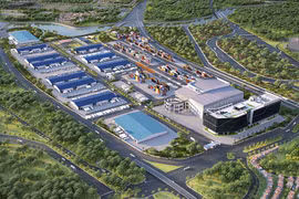 Phối cảnh dự án SuperPort™ Vĩnh Phúc - “siêu cảng” đầu tiên của Mạng lưới Logistics Thông minh ASEAN.