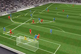 Công nghệ 3D giúp theo dõi chi tiết các trận đấu World Cup 2018