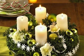 Tổ ấm lung linh đón năm mới nhờ trang trí đơn giản với nến