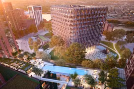 Ngoạn mục hồ bơi giữa bầu trời tuyệt đẹp