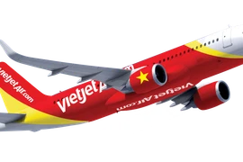 Máy bay của VietJetAir lại va vào chim trời