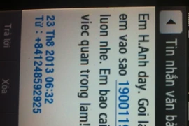 Nở rộ tin nhắn lừa đảo từ tổng đài 19001199