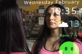 Gương Wize Mirror thần kỳ biết soi mặt đoán bệnh