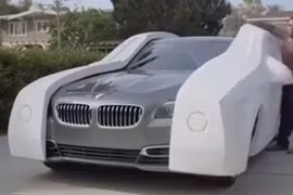 Cách bảo vệ xe sang khiến người xem ngã ngửa