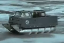 Xe có bánh hình mũi khoan độc nhất thế giới