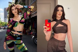 Hoa hậu Khánh Vân khoe vòng eo nổi múi với loạt trang phục xẻ bạo