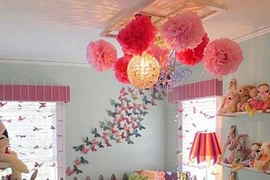 Những ý tưởng làm đèn hoa trang trí nhà dịp Tết