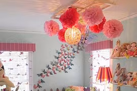 Những ý tưởng làm đèn hoa trang trí nhà dịp Tết