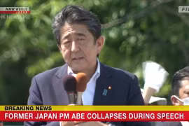 Cựu Thủ tướng Nhật Abe bị bắn ở Nara