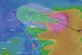 Bão Talim giật cấp 15, tiến vào vịnh Bắc Bộ trong đêm nay