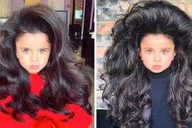 Kinh ngạc những mái tóc bồng bềnh đẹp tự nhiên