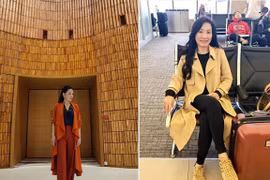 Phong cách thời trang ngày càng trẻ trung của Hồng Đào sau ly hôn Quang Minh