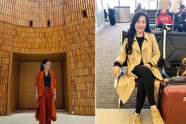 Phong cách thời trang ngày càng trẻ trung của Hồng Đào sau ly hôn Quang Minh