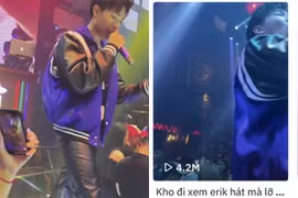 Chuyện buồn cười của Erik: Hát đang hăng fan hô 'bắp luộc đê'