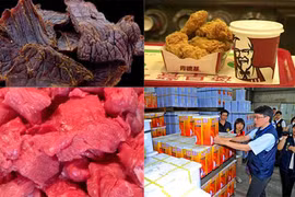 Loạt thực phẩm Trung Quốc độc hại rúng động 2014