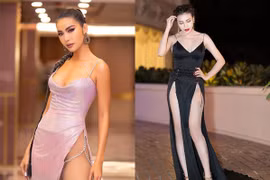 Mỹ nhân Việt diện váy xẻ cao quá hông táo bạo gây tranh cãi