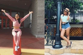 16 tuổi, Phương Mỹ Chi ăn mặc sành điệu gợi cảm thế nào?