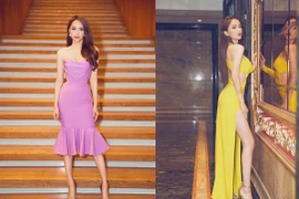 Ngắm phong cách thời trang quyến rũ khoe “eo 56” của Hoa hậu Hương Giang