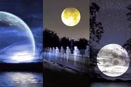 Cảnh thiên nhiên Trung thu lung linh, huyền ảo