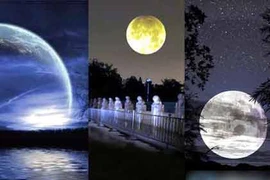 Cảnh thiên nhiên Trung thu lung linh, huyền ảo