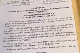 Chi tiền cho Sở GD&ĐT TP.HCM biên soạn sách, NXB Giáo dục nói gì?